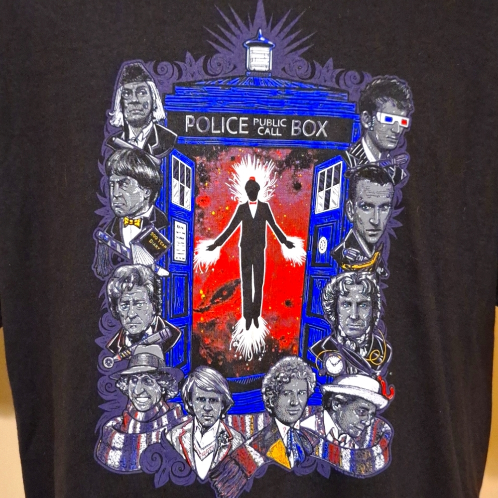 DR WHO t shirt by Tee Fury tv show themed collection Sized XL